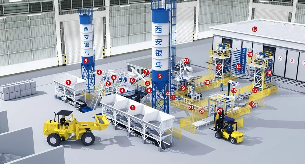 QFT9-16 Concrete Paver Making Equipment