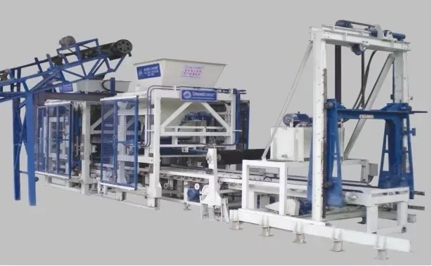 QFT6-16 Block production line