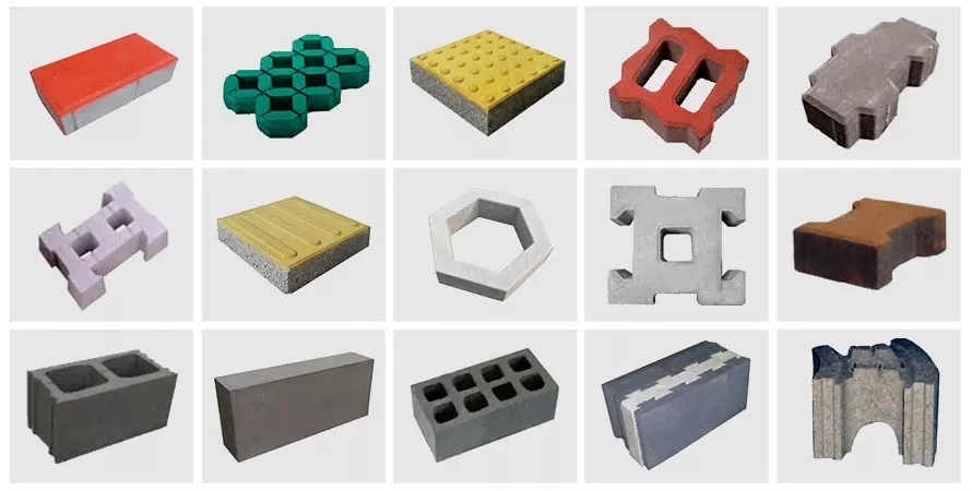 QFT6-16 Block production line